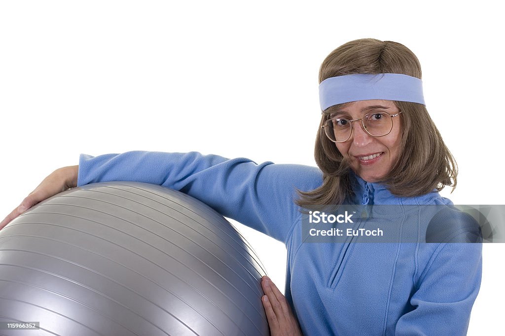 Prêt pour les exercices avec le ballon - Photo de Accessoire libre de droits