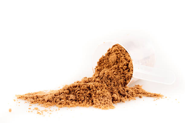 istock whey protein powder and spoon 1159664553