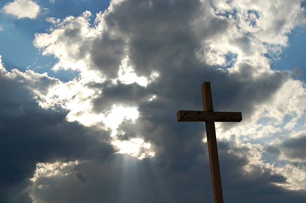 istock Cross and Sunbeams 115966515