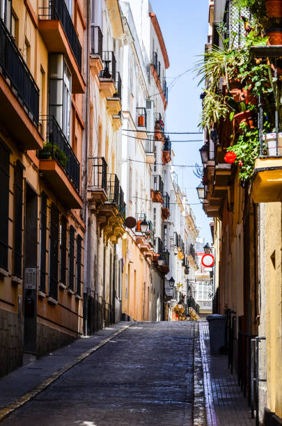 istock spanish streets & buildings close up view 1159665964