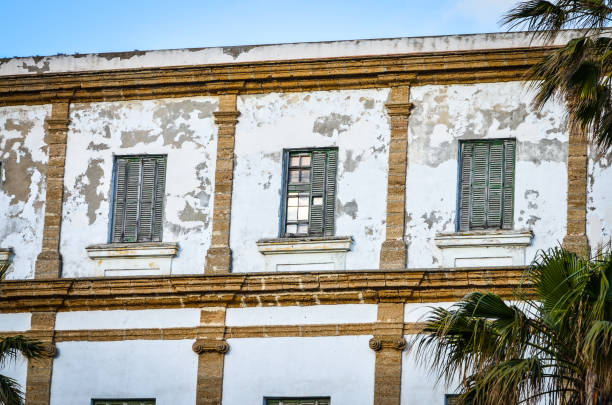 istock spanish streets & buildings close up view 1159666155
