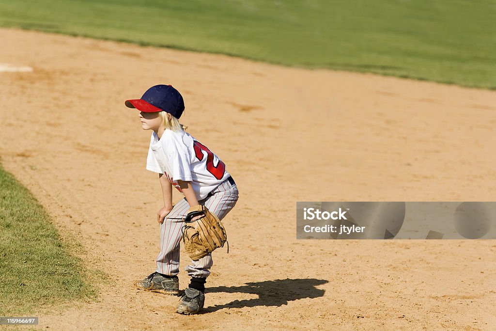 Pronto para o campo - Foto de stock de Liga de basebol e softbol juvenil royalty-free