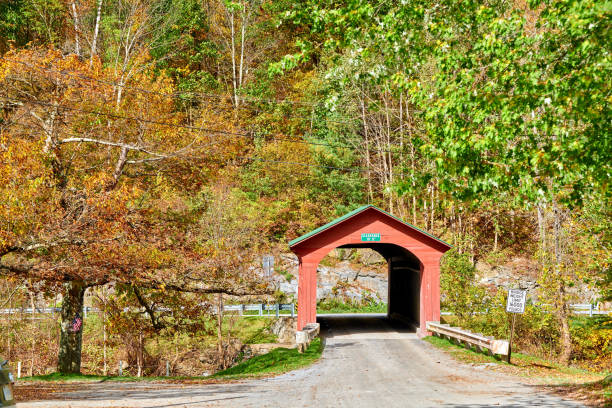 Arlington Covered Bridge in Vermont, USA