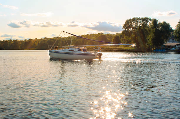 istock Sailing crew on sailboat 1159668386