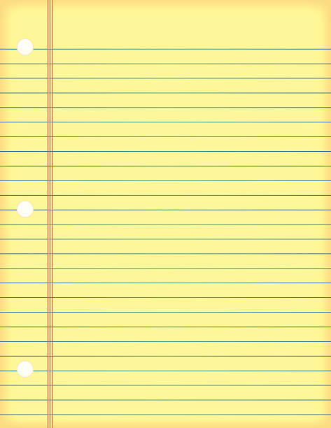 Yellow Loose Leaf vector art illustration