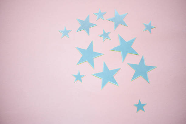 istock Beautiful background of various stars and sparkles 1159671128