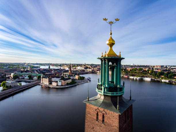 Veduta di Stoccolma Svezia - foto stock