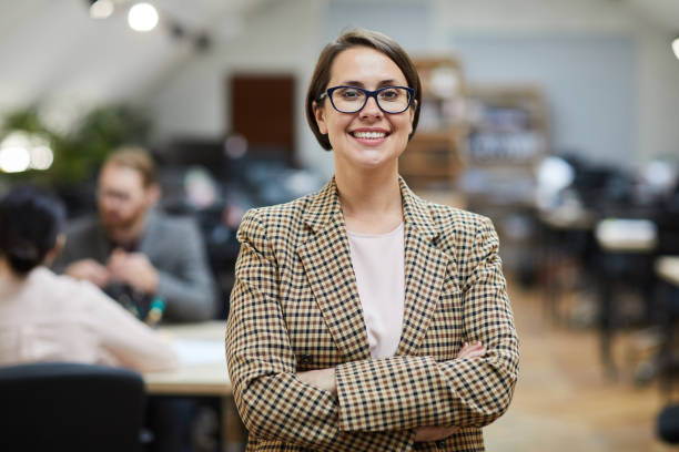istock Successful Businesswoman Posing in Office 1159672559