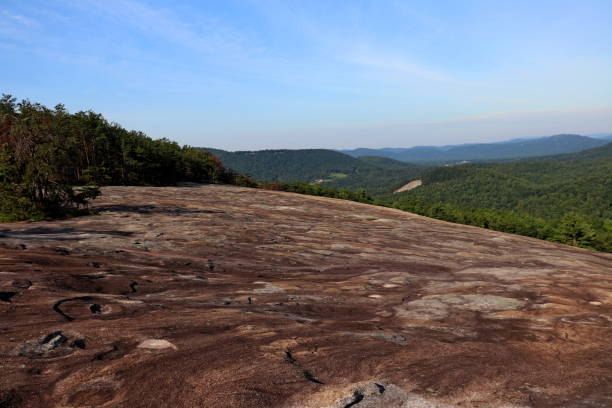Exposed rock on Stone Mountain, North Carolina