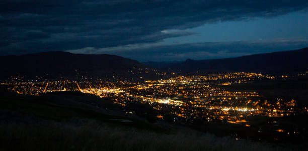 istock Lights of Vernon, British Columbia 1159687962