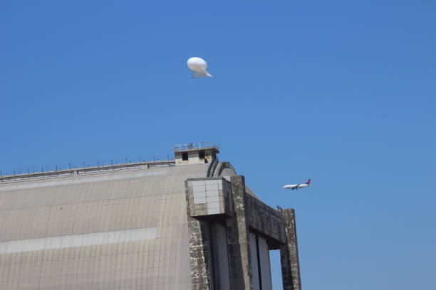 Inside Blimp Hanger - Tustin California - Largest Wooden Structure.