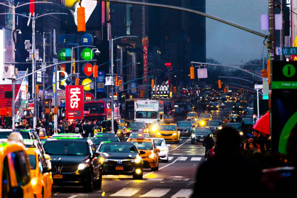 istock Times Square by night, New York City 1159689410