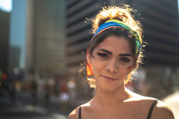 istock Transgender woman looking at camera 1159690470