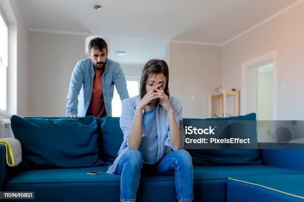 Angry Couple Having An Argument Stock Photo - Download Image Now - Couple - Relationship, Fighting, Arguing