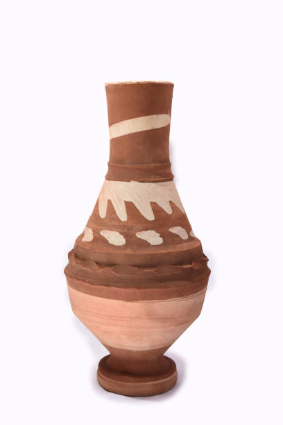 istock Artistic handmade clay brown pots 1159692560