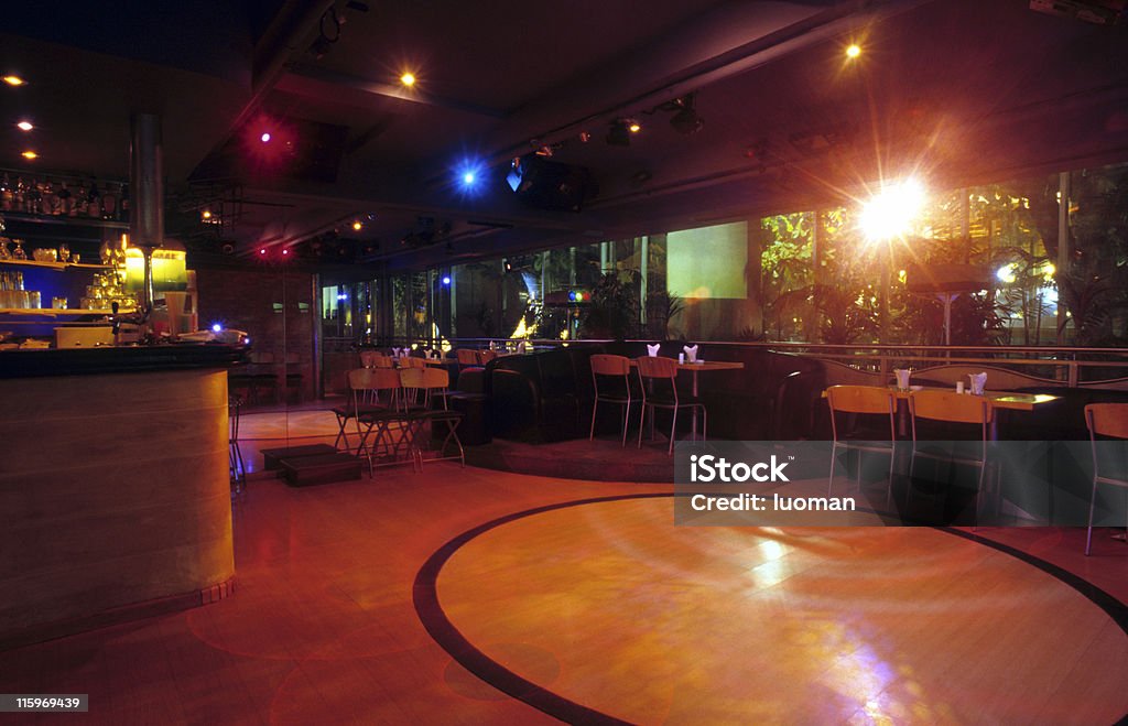 Bar e restaurante e Discoteca - Royalty-free Discoteca Foto de stock