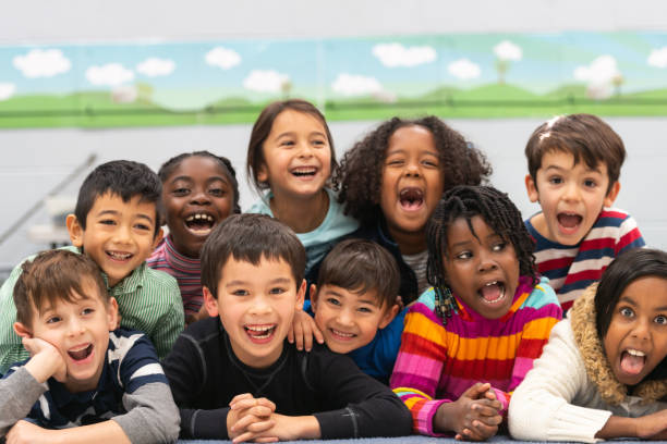 istock Close friends in class portrait 1159700203