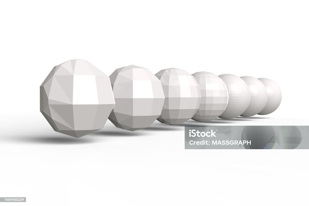 Example Ball Shape 3d Ball Shape Morphing White 003 Stock Photo - Download Image Now ...