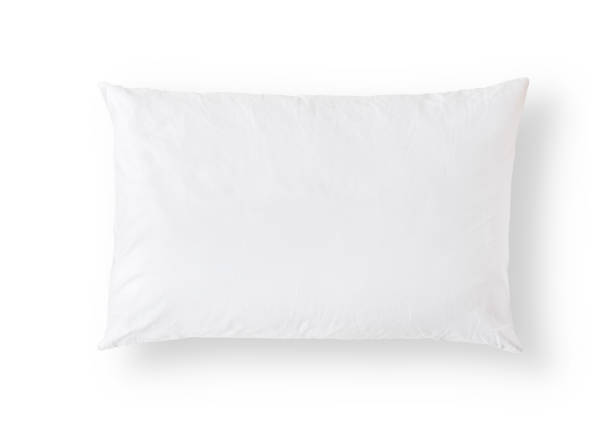 istock Pillow on white background isolated with clipping path for bedding mockup design template 1159700240