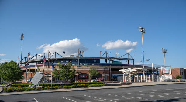 рединг филлис, борьба phils, первый энергетический стадион, 21 июня 2019, рединг, пенсильвания - minor league baseball стоковые фото и изображения