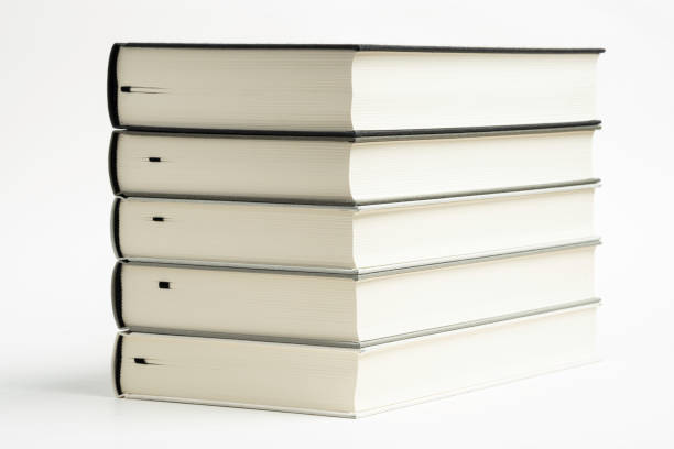 istock A Set Of Neatly Stacked Monochromatic Cloth Bound Books 1159707475