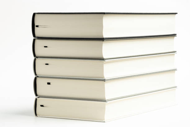 istock A Set Of Neatly Stacked Monochromatic Cloth Bound Books 1159707513