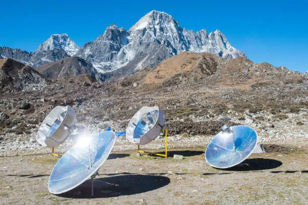 Photo of Group of solar cooker uses the energy of the sun to cook, reducing deforestation in remote areas of Nepal.