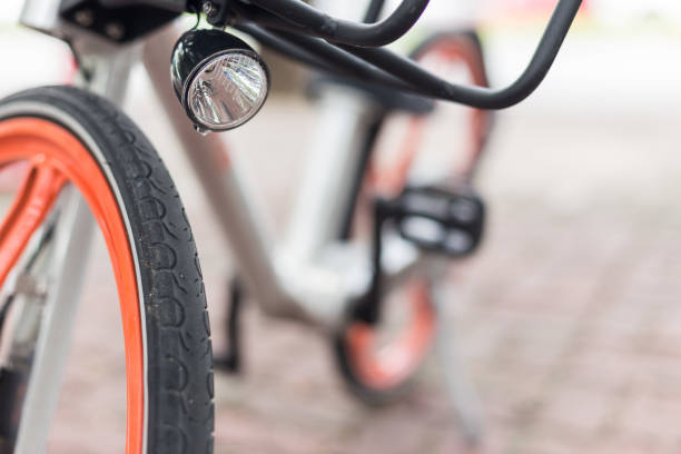istock Selective focus of Bicycle parking on the sidewalk 1159717185