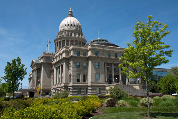 kapitol stanu idaho w boise - idaho state capitol zdjęcia i obrazy z banku zdjęć