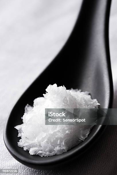 Sól Z Maldon - zdjęcia stockowe i więcej obrazów Czarno biały - Czarno biały, Gourmet, Składnik