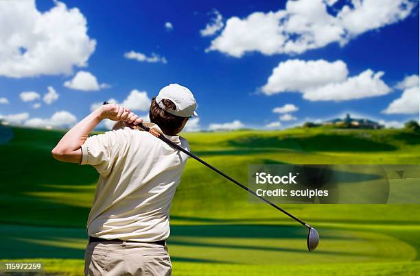 Golfista Foto de stock y más banco de imágenes de Actividades recreativas - Actividades recreativas, Aire libre, Artículos deportivos