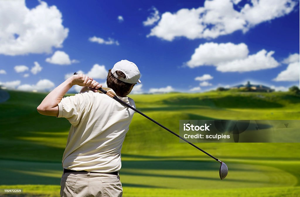 Golfista - Zbiór zdjęć royalty-free (Fotografika)
