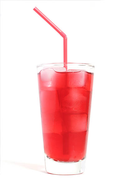 istock cranberry juice with ice, isolated 115973092