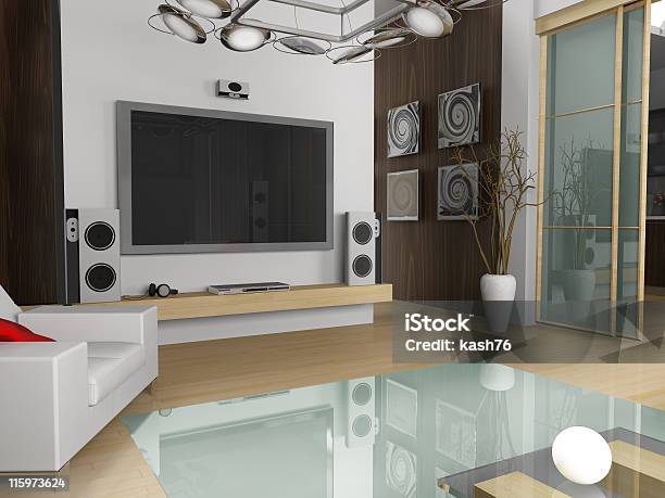 Modern Interior Of An Apartment Stock Photo - Download Image Now - Abstract, Apartment, Architecture