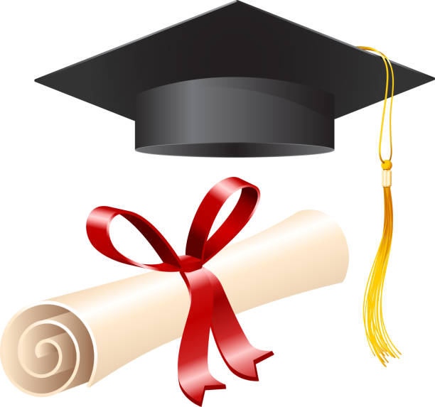 210+ Graduation Diploma Scroll Tied Red Ribbon Stock Photos, Pictures ...