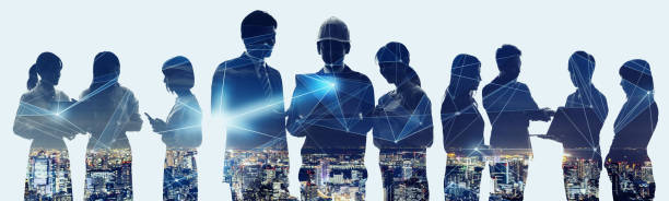 istock Business network concept. Group of businessperson. 1159740407