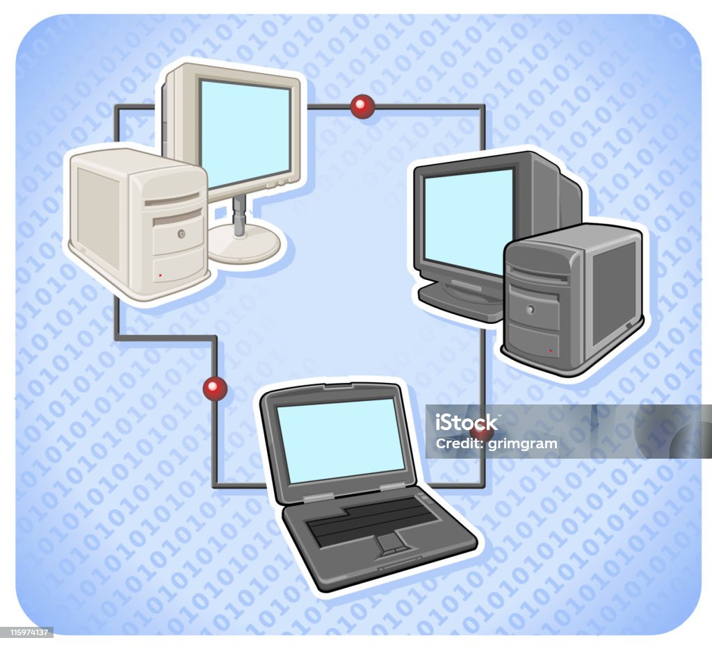 Computer Network Image Gallery Computer Network Stock Illustration - Download Image Now - Abstract ...