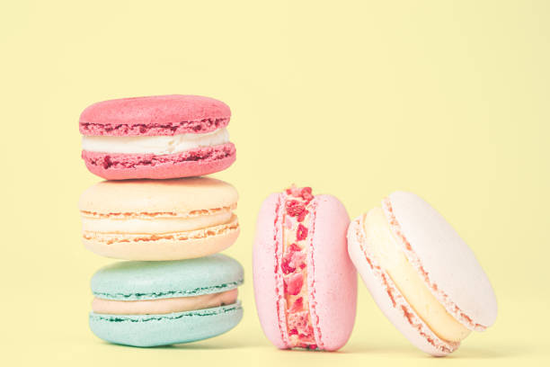 istock colorful and sweet macarons on colored background 1159741582