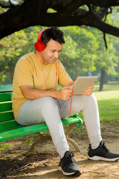 istock Enjoying music - Stock image 1159742560