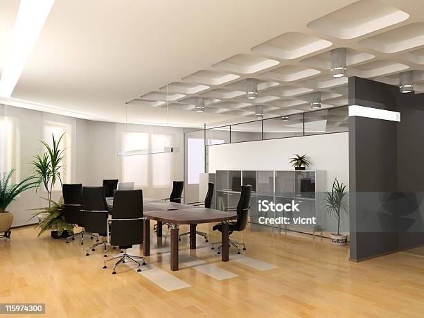 The Modern Office Stock Photo - Download Image Now - Board Room, Business, Business Meeting