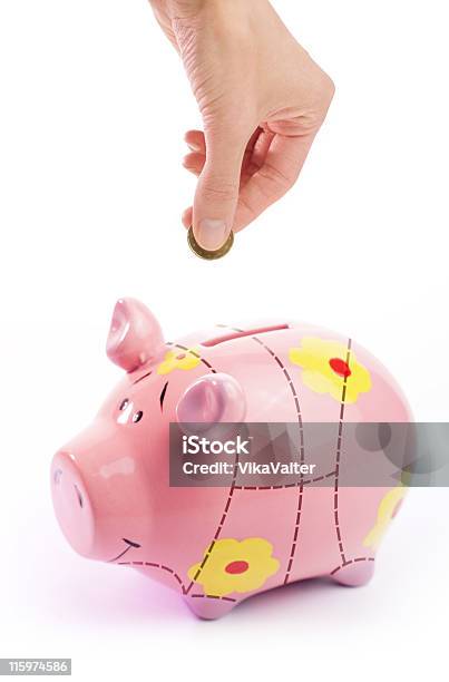 Foto de Piggy Bank e mais fotos de stock de Açougueiro - Açougueiro, Beleza, Bringing Home The Bacon-provérbio em inglês