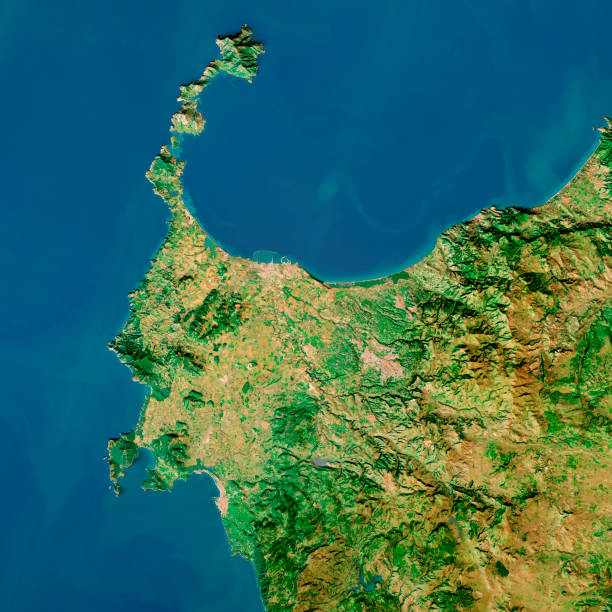 istock Nurra Sardinia Italy Topographic Map Top View Feb 2019 1159746907
