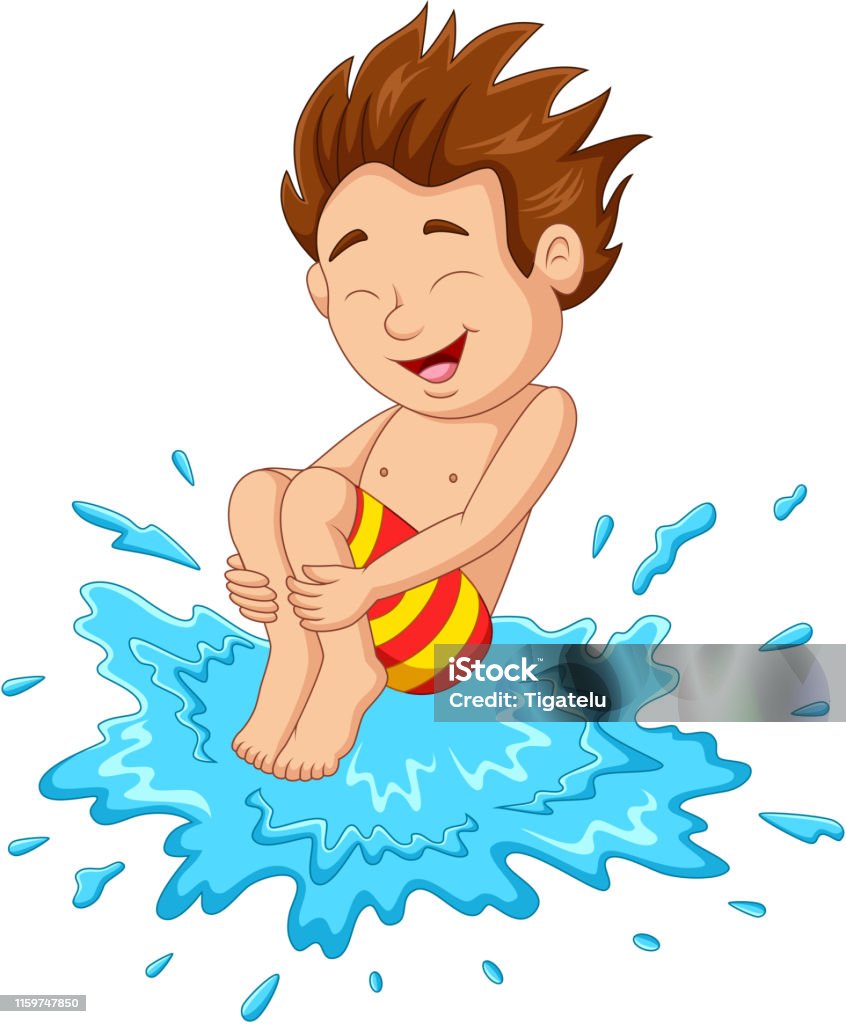 Ilustración de Niño De Dibujos Animados Saltando Al Agua y más Vectores  Libres de Derechos de Piscina - Piscina, Niño, Saltar - Actividad física -  iStock