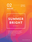 istock Summer poster event template 1159749549