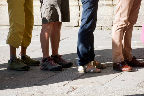 istock Tourists queue to enter Santiago de Compostela cathedral. 1159753271