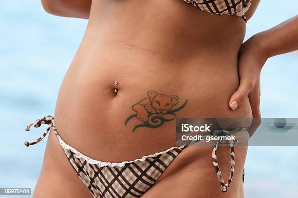 Detail Of A Womans Body Stock Photo - Download Image Now - Tattoo, Adult, Belly  Button - iStock
