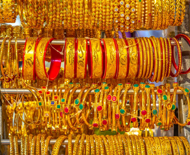 istock Colorful bangles in indian market shop 1159760061