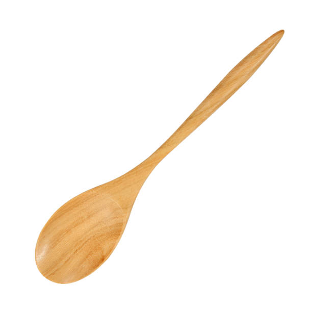 istock Wooden Spoon Isolated on White Background 1159763685