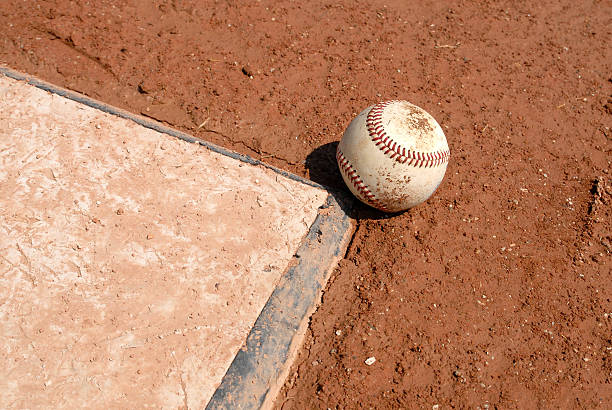 istock Baseball - Ball and homeplate 115976562