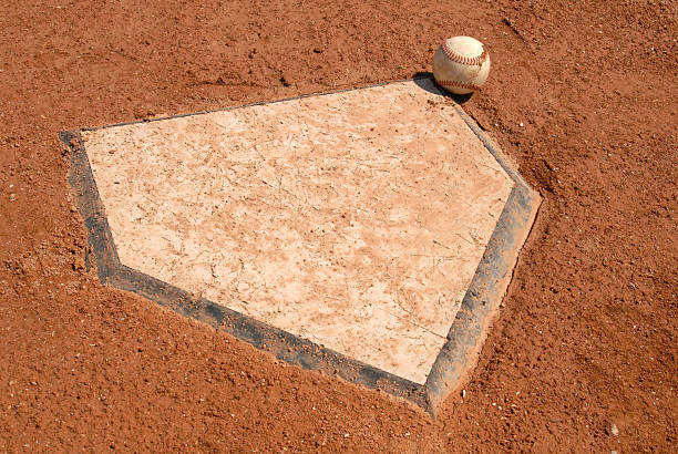 istock Baseball - Ball and homeplate 115976604